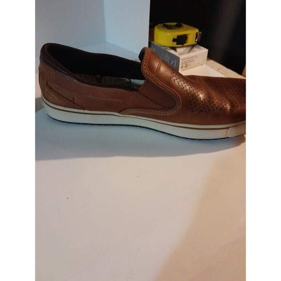 Rockport Adiprene Mens Size 10 Brown Leather Slip-on Loafer Comfort  Leisure - Picture 8 of 11
